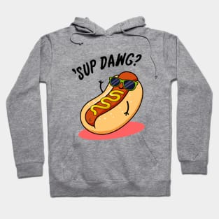 Ssup Dawg Cute Hot Dog Pun Hoodie